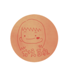 素朴な女の子と時々いぬ（個別スタンプ：7）