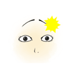 目は口ほどにsay something（個別スタンプ：3）