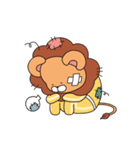 ライオンはラージーキング（個別スタンプ：8）