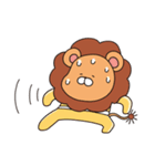 ライオンはラージーキング（個別スタンプ：15）