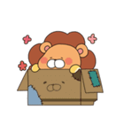 ライオンはラージーキング（個別スタンプ：21）