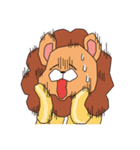 ライオンはラージーキング（個別スタンプ：23）