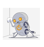 アタマのまるいロボット（個別スタンプ：31）