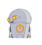 アタマのまるいロボット（個別スタンプ：39）