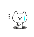 シロネコ韓国語ハングル編（個別スタンプ：26）
