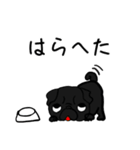 黒パグこてつだぞ（個別スタンプ：3）