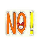 赤うさぎのデカ文字☆かくれんぼ（個別スタンプ：12）