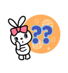 りぼんうさぎっこと毎日一緒（個別スタンプ：16）