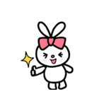 りぼんうさぎっこと毎日一緒（個別スタンプ：21）