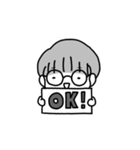 金髪めがねの日常（個別スタンプ：2）