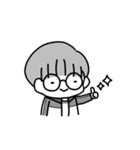 金髪めがねの日常（個別スタンプ：8）