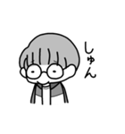 金髪めがねの日常（個別スタンプ：24）