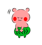 すいかくま○（個別スタンプ：4）