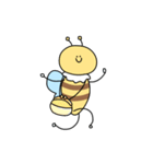 ほほえんでいるハチのびーちゃん（個別スタンプ：18）
