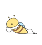 ほほえんでいるハチのびーちゃん（個別スタンプ：19）