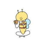ほほえんでいるハチのびーちゃん（個別スタンプ：22）