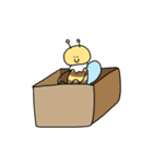 ほほえんでいるハチのびーちゃん（個別スタンプ：28）