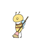 ほほえんでいるハチのびーちゃん（個別スタンプ：31）
