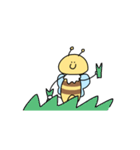 ほほえんでいるハチのびーちゃん（個別スタンプ：32）