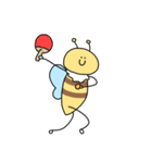 ほほえんでいるハチのびーちゃん（個別スタンプ：40）