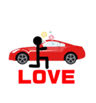 あいさつする棒(車あるある1)（個別スタンプ：38）