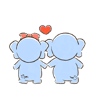 ゾウのパオパオwithパオ子（個別スタンプ：24）