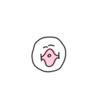 ださかおスタンプ（サイレント）（個別スタンプ：8）