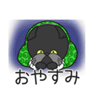 三匹の猫と徹夜しよ。（個別スタンプ：2）
