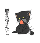 三匹の猫と徹夜しよ。（個別スタンプ：27）