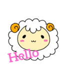 もちひつじの挨拶スタンプ（個別スタンプ：1）
