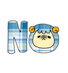 もちひつじの挨拶スタンプ（個別スタンプ：7）
