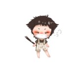 ねこやなぎ  ちびキャラver.（個別スタンプ：1）