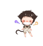 ねこやなぎ  ちびキャラver.（個別スタンプ：2）