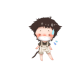 ねこやなぎ  ちびキャラver.（個別スタンプ：8）