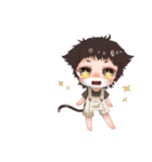 ねこやなぎ  ちびキャラver.（個別スタンプ：19）