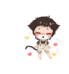 ねこやなぎ  ちびキャラver.（個別スタンプ：21）