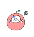 リンゴねこ（個別スタンプ：7）