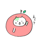 リンゴねこ（個別スタンプ：22）