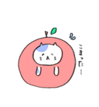 リンゴねこ（個別スタンプ：28）