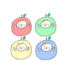 リンゴねこ（個別スタンプ：31）