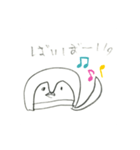 ペンギンのペンタ小学3年生のゆるイラスト（個別スタンプ：16）