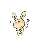蝶ネクタイのうさぎさん（個別スタンプ：8）