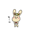 蝶ネクタイのうさぎさん（個別スタンプ：11）