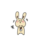 蝶ネクタイのうさぎさん（個別スタンプ：18）