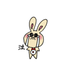 蝶ネクタイのうさぎさん（個別スタンプ：20）