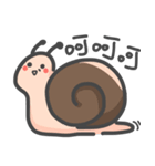 演技かたつむり（個別スタンプ：1）
