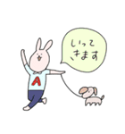 うさぎと犬のコマメ（個別スタンプ：2）