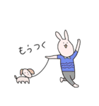 うさぎと犬のコマメ（個別スタンプ：3）