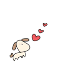 うさぎと犬のコマメ（個別スタンプ：5）