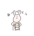 うさぎと犬のコマメ（個別スタンプ：21）